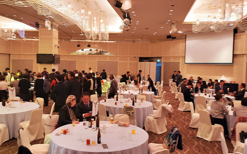 忘年会の会場の様子です