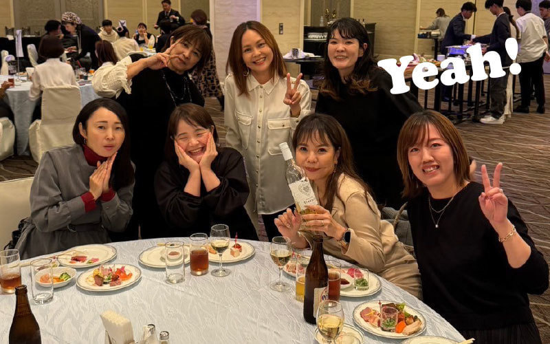 忘年会の会場の様子です